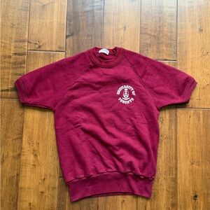 80s University of Toronto Raglan Short Sleeve Sweatshirt